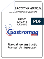 MANUAL DE INSTRUÇÃO ASSADOR ROTATIVO VERTICAL ARV