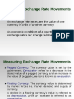 Measuring Exchange Rate Movements