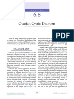 Ovarian Cystic Disorders: Follicular Cyst