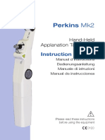 Perkins Mk2 Tonometer IFU in Alternative Languages