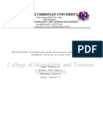 College of Hospitality and Tourism Management: Filamer Christian University