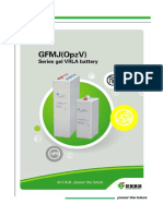 GFMJ (OPzV) Series Gel VRLA Battery