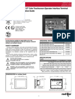 Model G10 Graphite® 10" Color Touchscreen Operator Interface Terminal Installation Guide