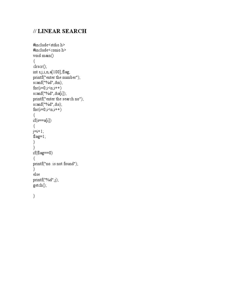 Search and Sort Algorithms in C | PDF | Vertex (Graph Theory ...