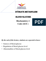 Blood Glucose