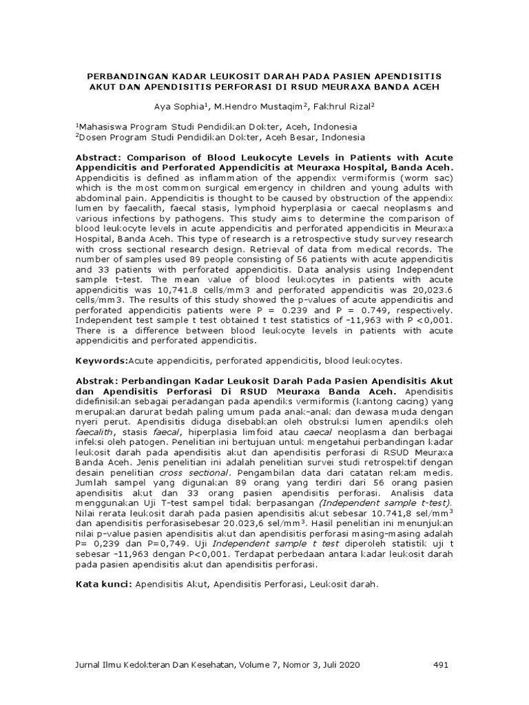 Faecalith, Stasis Faecal, Hiperplasia Limfoid Atau Caecal Neoplasma Dan ...