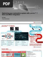 Optimizing Your Automotive System With Jacinto™ 7 Socs and Mcu Integration