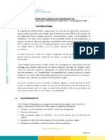 Ficha Técnica Mantenimiento e Inspección