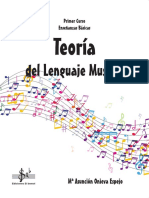 Primer Curso Enseñanzas Básicas Teoría Del Lenguaje Musical - M Asunción Onieva Espejo - Ediciones Si Bemol