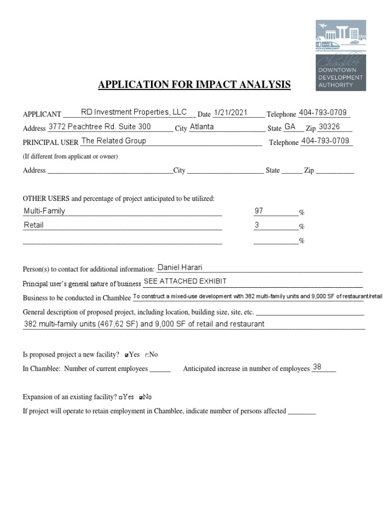 Chamblee Manor PDF Net Present Value Taxes