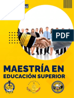 Brochure Mestría Educación Superior