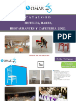 Catalogo Muebles Omar Hoteles Bares Restaurantes y Cafeteria 2021