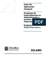 Sílabo Caso de Aplicación Integral