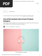 One of The Hardest Roles in Tech - Product Designer - by Christie Tang - UX Collective