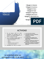 Agentes tóxicos industriales y enfermedades asociadas