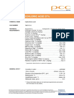 Pure Hydrochloric Acid 37%: Chemical Name