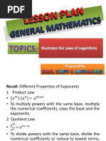 Basic Properties of Logarithms