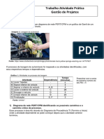 Lavagem de automóveis: diagrama PERT/CPM e Gantt