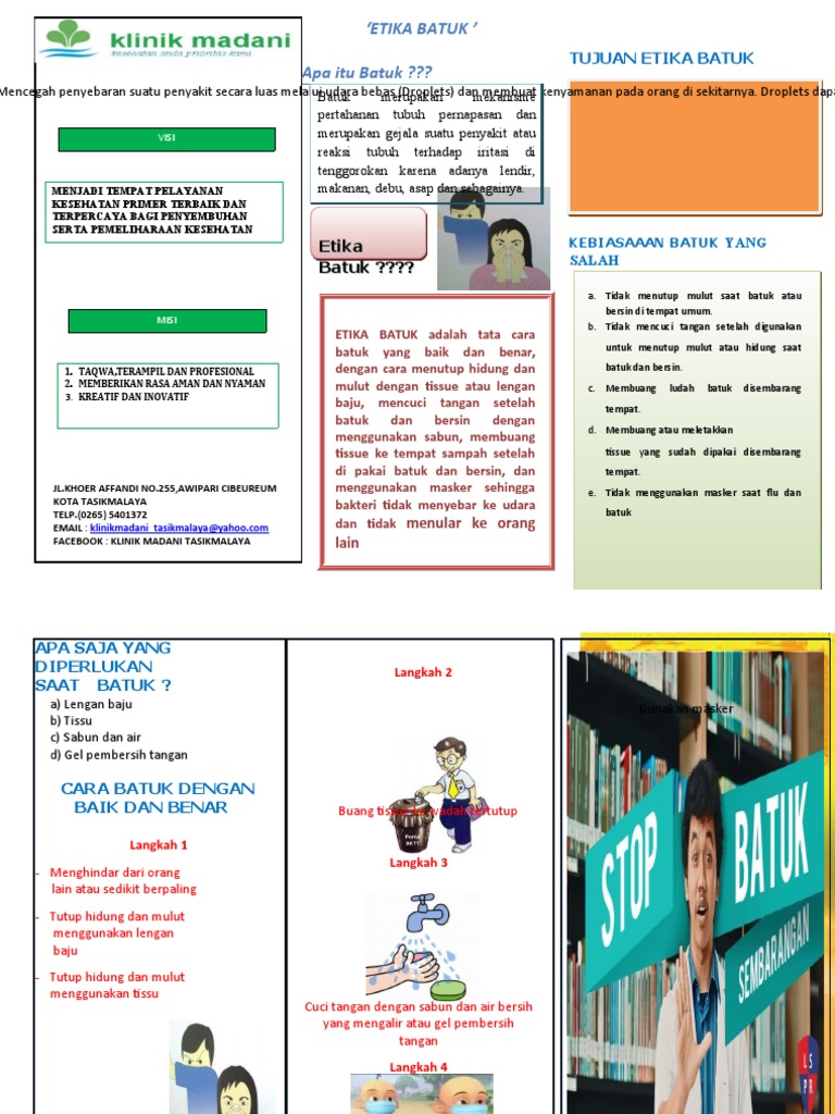 Leaflet Etika Batuk Pdf
