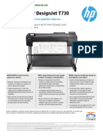 Caracteristicas Plotter HP Designjet t730