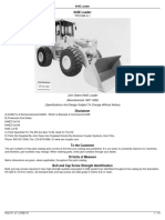 644E Loader: John Deere 644E Loader (Manufactured 1987-1992) (Specifications and Design Subject To Change Without Notice)