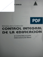 Control Integral de La Edificacion II Construccion Interventoria de Obras German Puyana 5 PDF Free