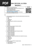Soal Ujian Kepala Dusun 2025 | PDF