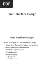 User Interface Design Lab