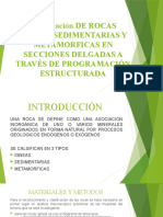 Clasificacion de Rocas Ígneas, Sedimentarias y Metamorficas