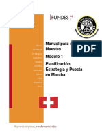 Manual Del Maestro Clase 1 Planificacin Estrategia y Puesta En