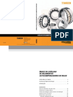 Catálogo de Rolamentos Autocompensadores de Rolos Timken