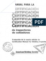 AWS - Manual Para La Certificación de Inspectores de Soldaduras (1)