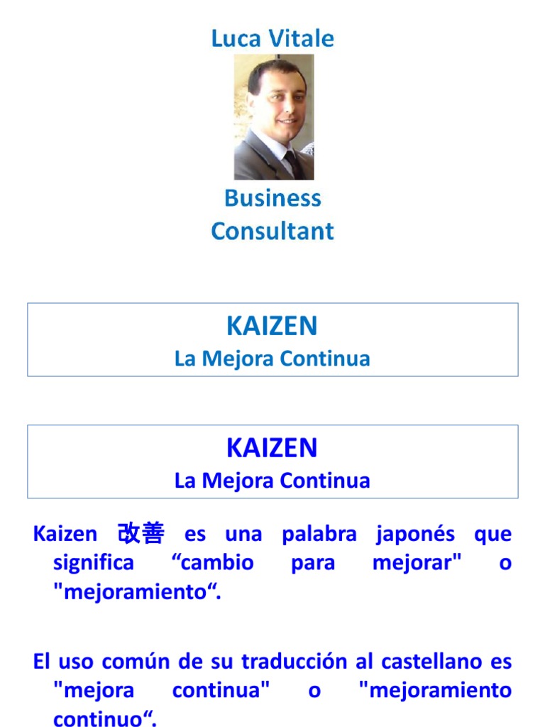 Kaizen - La Mejora Continua | PDF | Business | Science