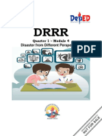 SLM 4 Grade1112DRRR 1st Quarter Disaster From Different Perspectives