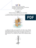 Lei de Hooke e diagrama tensão-deformação em Mecânica dos Sólidos 1