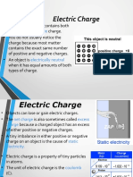 Electric Charge: Positive Negative