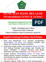 Penilaian K-13 Terbaru 2017