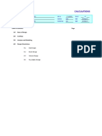 Calculations: Table of Contents: 1.0 Basis of Design 2.0 Loadings 3.0 Analysis and Modelling 4.0 Design Calculations