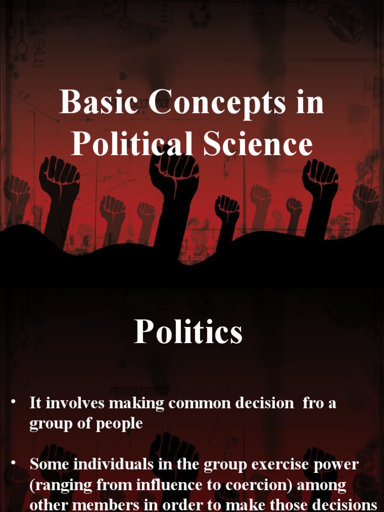 Key Concepts in Political Science | PDF | Power (Social And Political ...