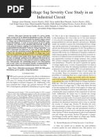 002 Case Study On Voltage Sag Severity Analysis in An Ind CKT