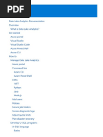Azure Data Analytics