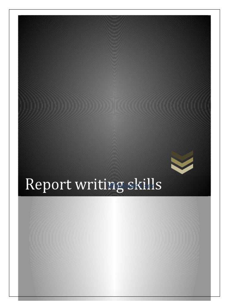 Report Writing Skills: Windows User | PDF | News | Mobile Phones