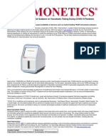 Haemonetics Welcomes New FDA Guidance on Viscoelastic Testing During COVID-19 Pandemic