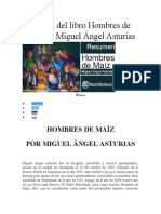 Resumen del libro Hombres de Maíz por Miguel Ángel Asturias