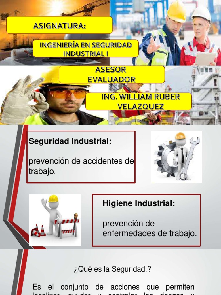 Seguridad e Higiene en el Trabajo | PDF | Seguridad y salud ocupacional ...