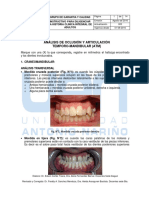 INSTRUCTIVO HC (Análisis Oclusión)