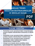 Panduan Teknis Kegiatan Ekstrakurikuler Di Sekolah Dasar