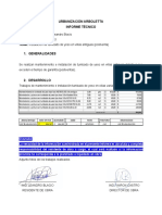 Informe Tecnico Teran Mantenimeinto Tumbado de Yeso Villas Postventa