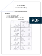 Transformer Vector Group and Auto-Transformer