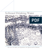 Softened Drinking Water: The Facts, The Myths, The Regulations The Options and The Solutions